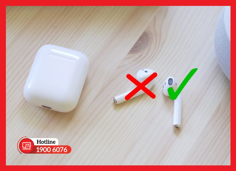 AirPods chỉ nghe được 1 bên khi một tai nghe không phát âm thanh