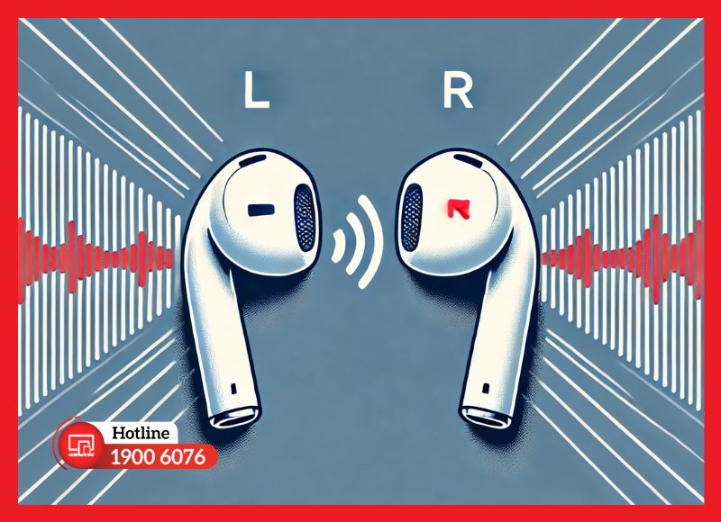 Một số nguyên nhân phổ biến khiến AirPods chỉ nghe được 1 bên