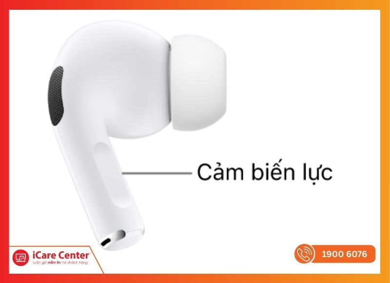 Cảm biến lực Force Sensor AirPods Pro mất độ nhạy do lắp vỏ không đúng kỹ thuật gây lỗi điều khiển