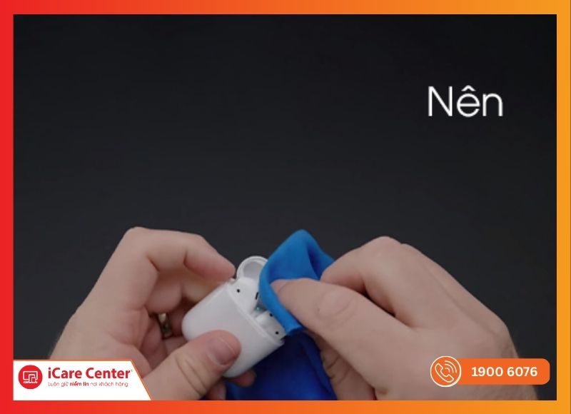 Cách vệ sinh tổng thể vỏ hộp sạc AirPods 2