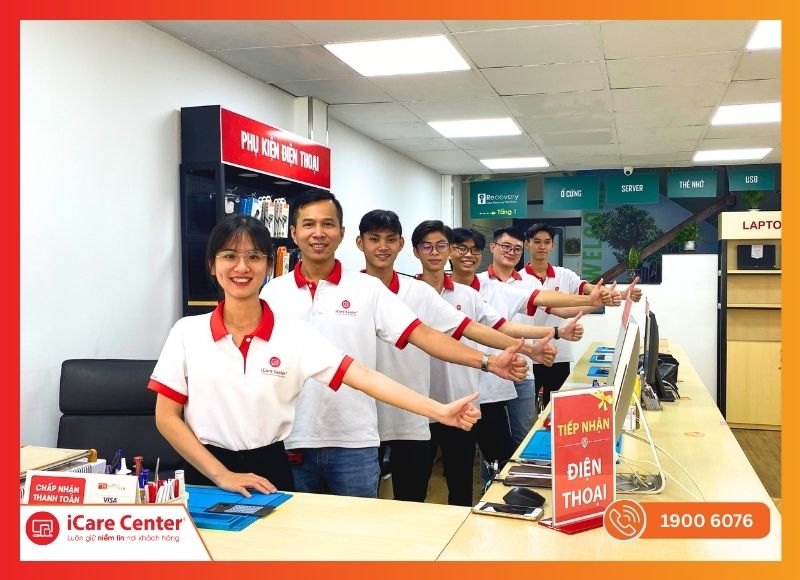 Không gian kỹ thuật iCare Center - Nơi chuyên nghiệp làm nên chất lượng