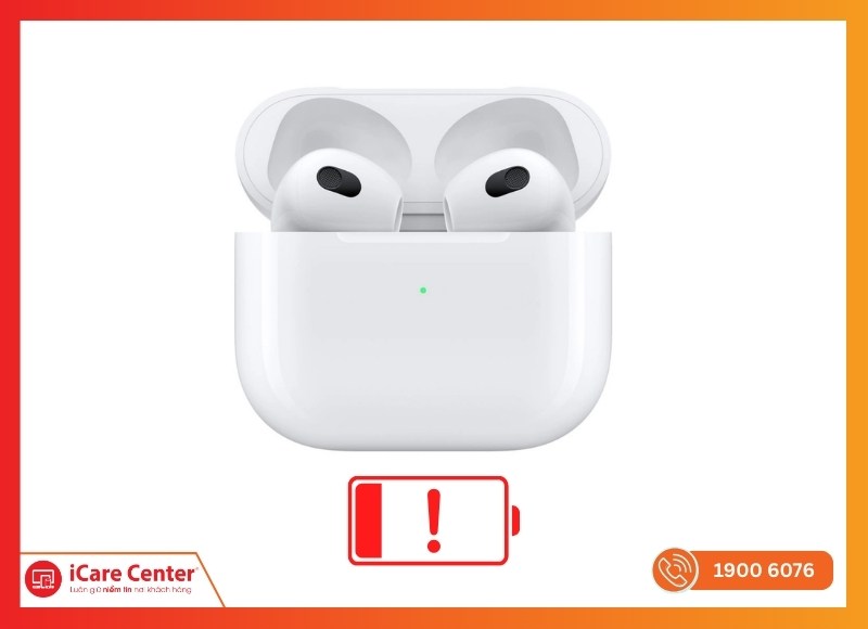 Dấu hiệu nhận biết nên thay pin Dock AirPods