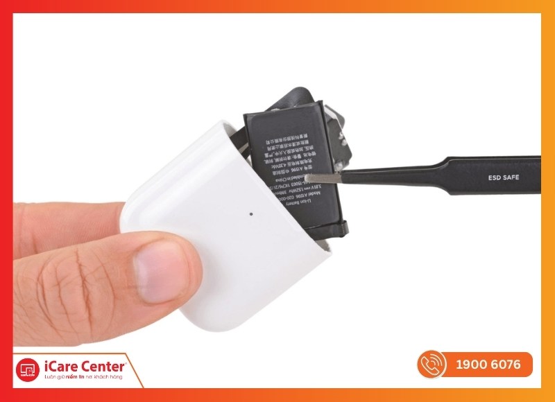 Thay pin hộp sạc AirPods 1, 2, 3