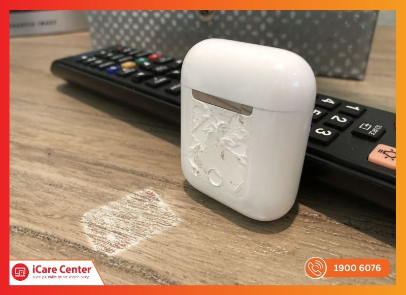 Dấu hiệu hư hỏng vỏ AirPods 1