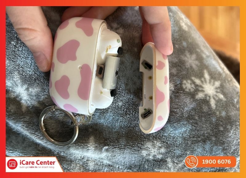 AirPods 3 bị hư vỏ do rơi rớt