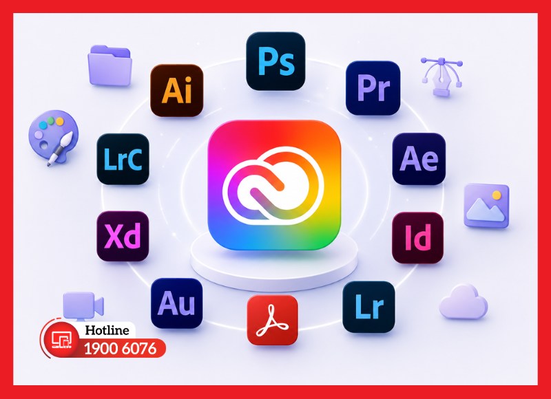 Gói All Apps sử dụng toàn bộ ứng dụng Adobe