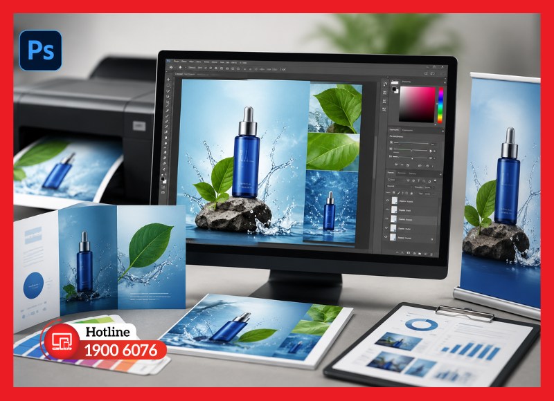 Hỗ trợ xử lý hình ảnh cho in ấn và marketing