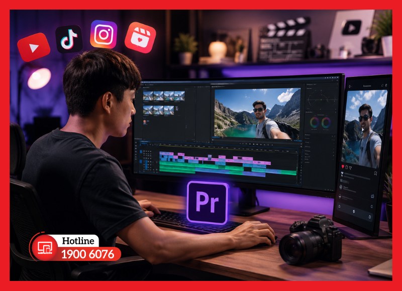 Cắt ghép video cho YouTube, TikTok và social media