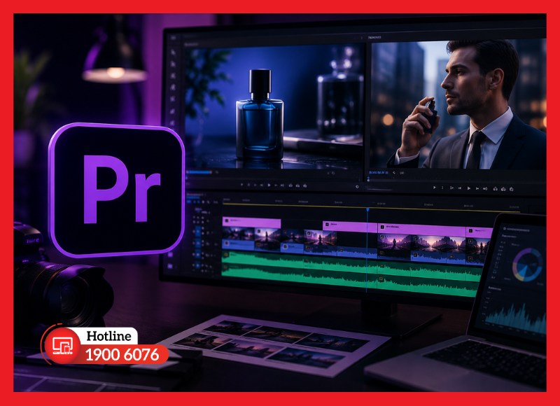 Adobe Premiere chỉnh sửa video quảng cáo và video doanh nghiệp