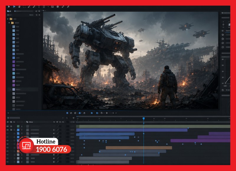 Làm kỹ xảo video VFX chuyên nghiệp