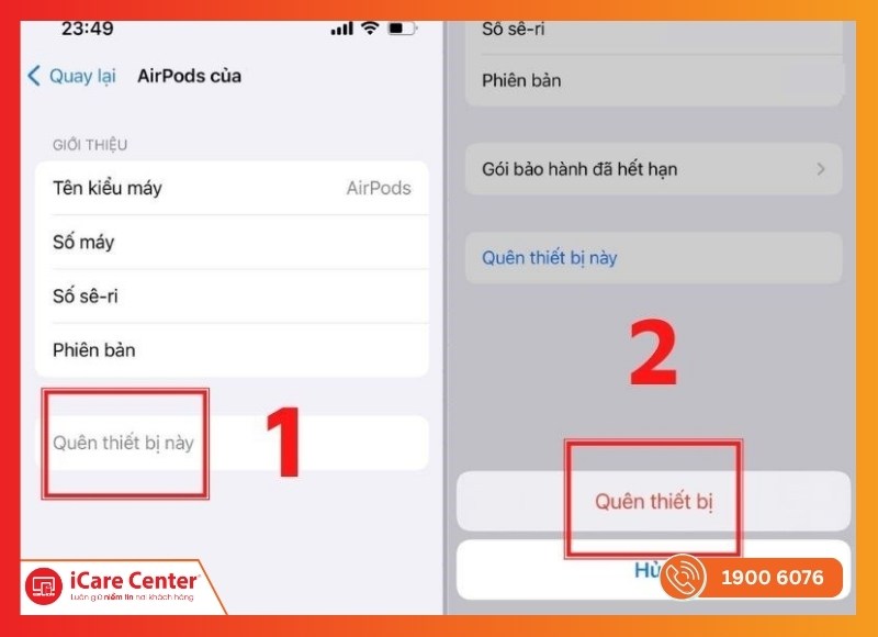 Reset AirPods - Bước 4