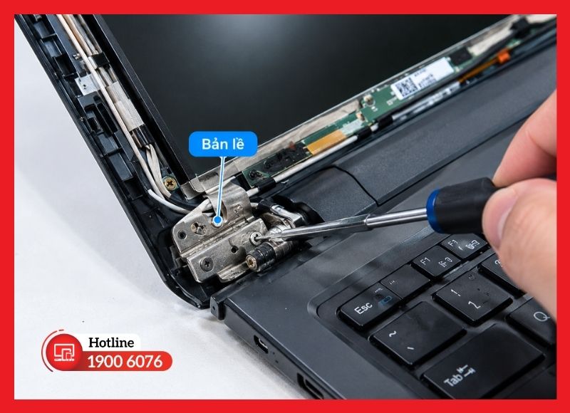 Cấu tạo của bản lề laptop