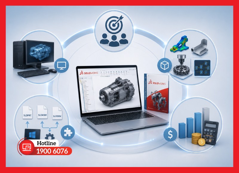 Yếu tố cần cân nhắc khi lựa chọn các phiên bản SOLIDWORKS
