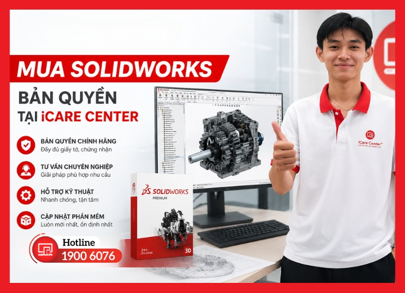 Địa điểm mua SOLIDWORKS bản quyền uy tín tại TPHCM