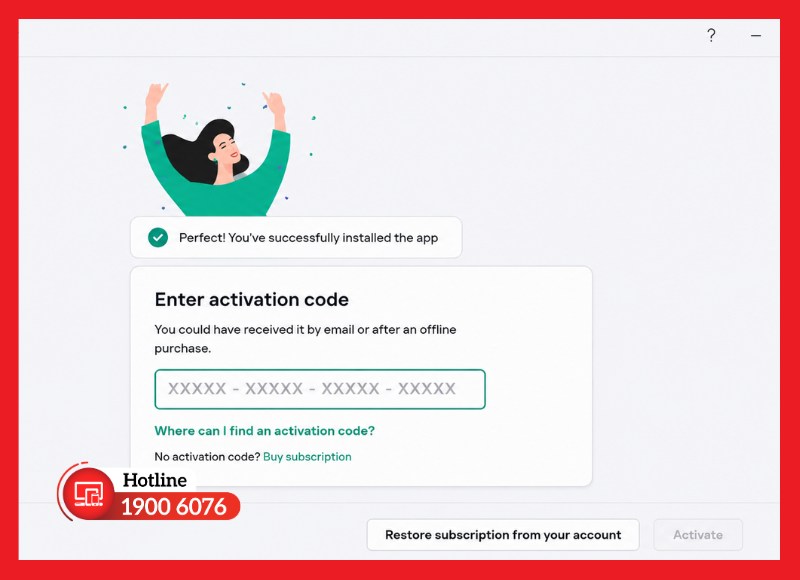 Chọn phương thức kích hoạt bản quyền