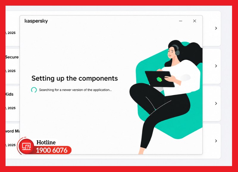 Khởi chạy trình cài đặt Kaspersky Plus