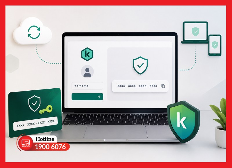 Chuẩn bị mã bản quyền và tài khoản My Kaspersky