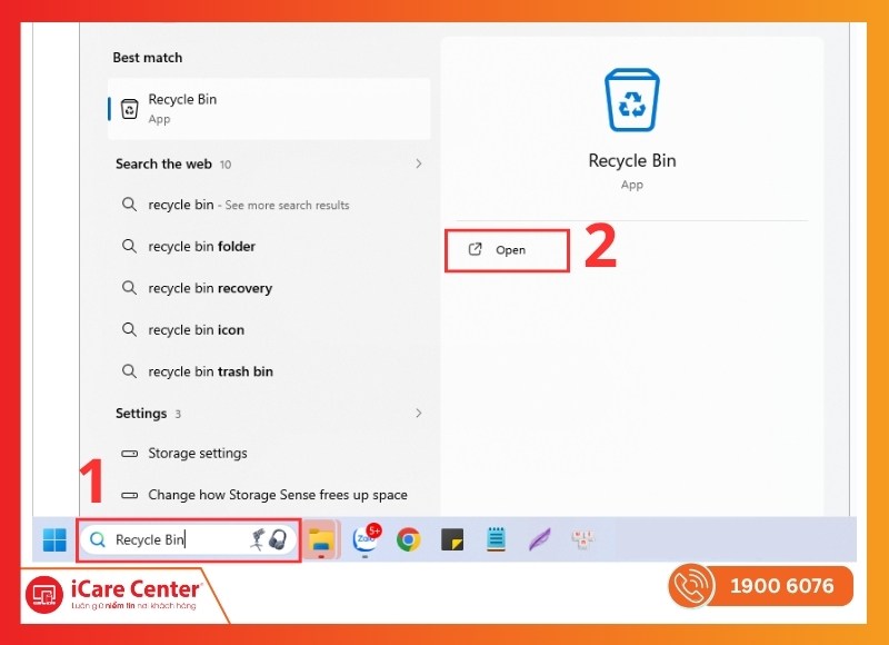 Cách khôi phục dữ liệu ổ C-iCare Center #1