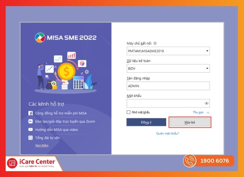 Cách lấy lại dữ liệu MISA khi cài lại Win-iCare Center #1