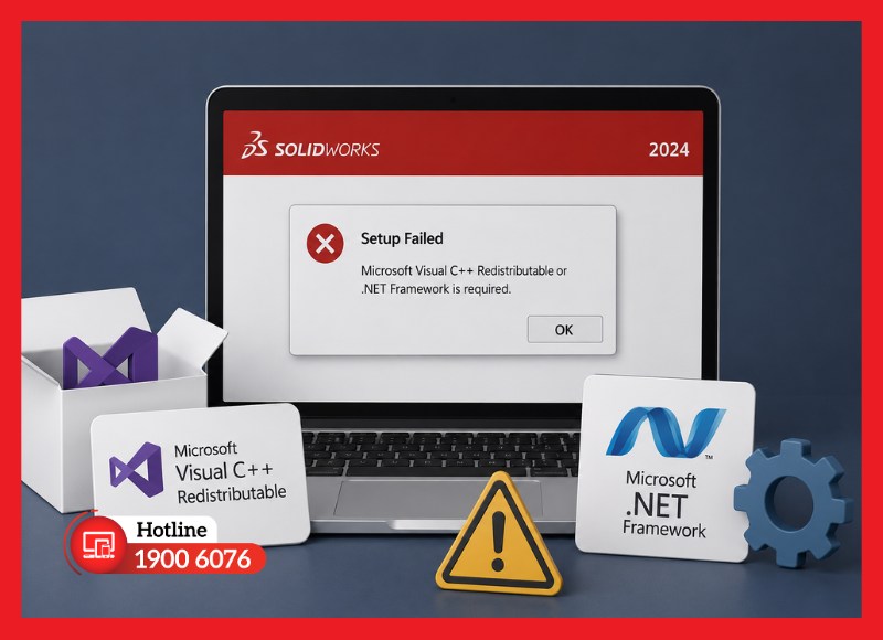 Lỗi thiếu Microsoft Visual C++ hoặc .NET Framework
