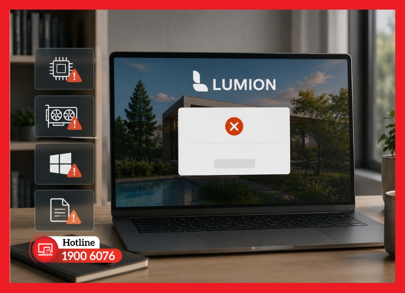 Lumion không khởi động sau khi cài đặt