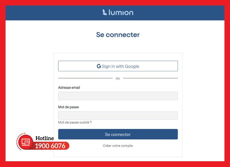 Đăng nhập tài khoản Lumion
