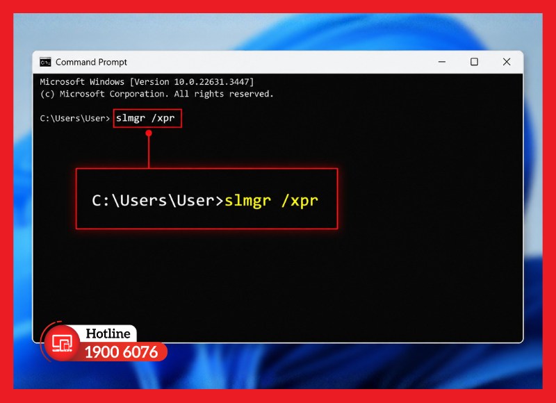 Kiểm tra Command Prompt