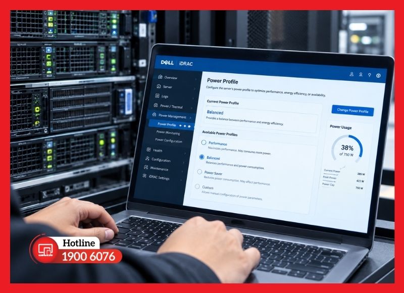 Kiểm tra Power Profile trên server để tối ưu hoạt động