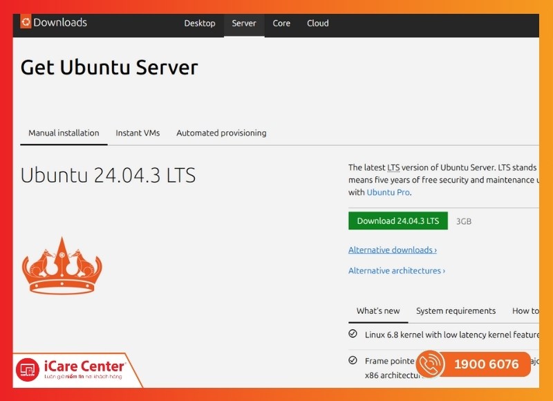 Hướng dẫn cài đặt máy chủ server-iCare Center #2