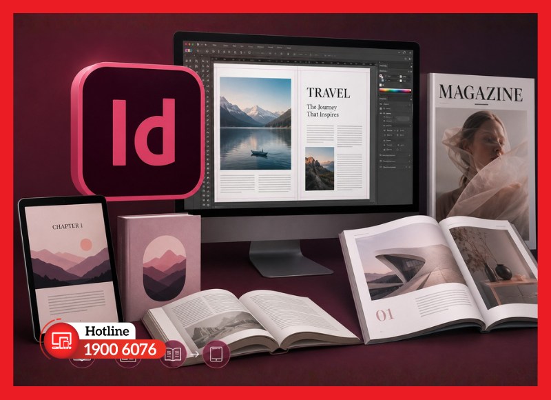 Dùng Adobe InDesign thiết kế sách, báo, tạp chí và ebook chuyên nghiệp