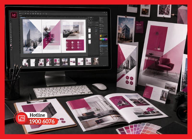 Dùng Adobe InDesign thiết kế tài liệu marketing và ấn phẩm quảng cáo