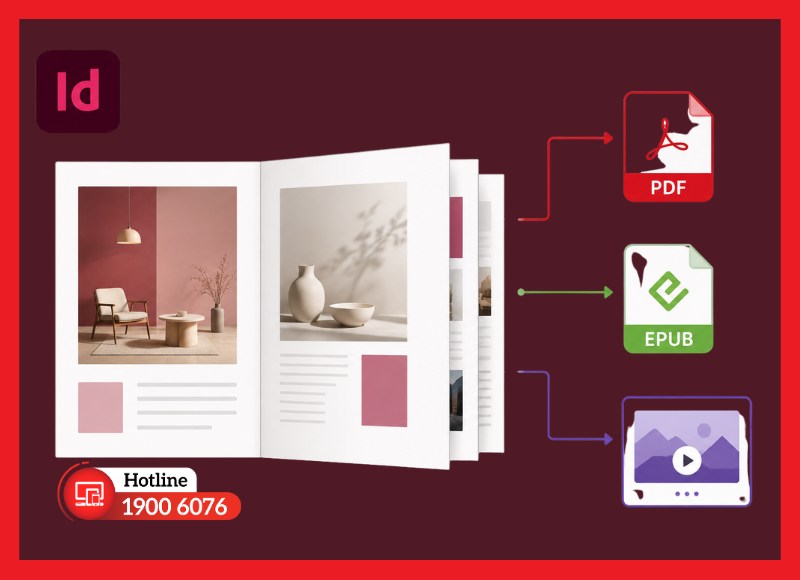 Xuất file in ấn chất lượng cao PDF, EPUB và Interactive Documents