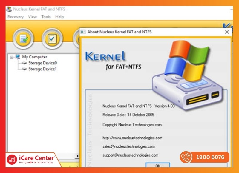 phần mềm khôi phục ổ cứng bị format - Nucleus Kernel FAT and NTFS