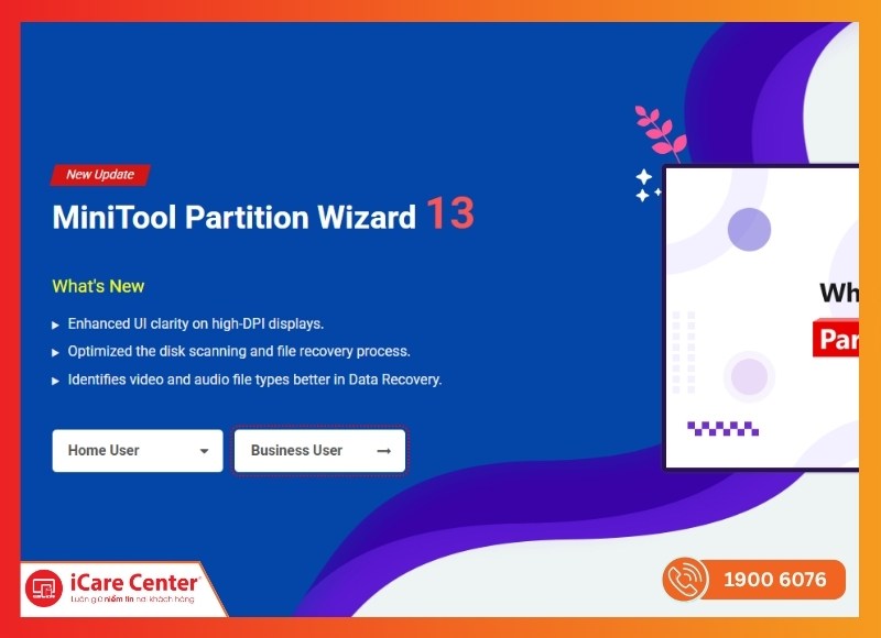 Khôi phục phân vùng ổ cứng bị xóa-iCare Center #6