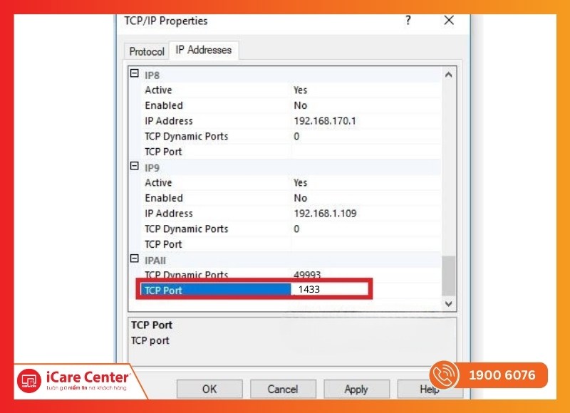 Lỗi không kết nối được với máy chủ SQL MISA-iCare Center #2