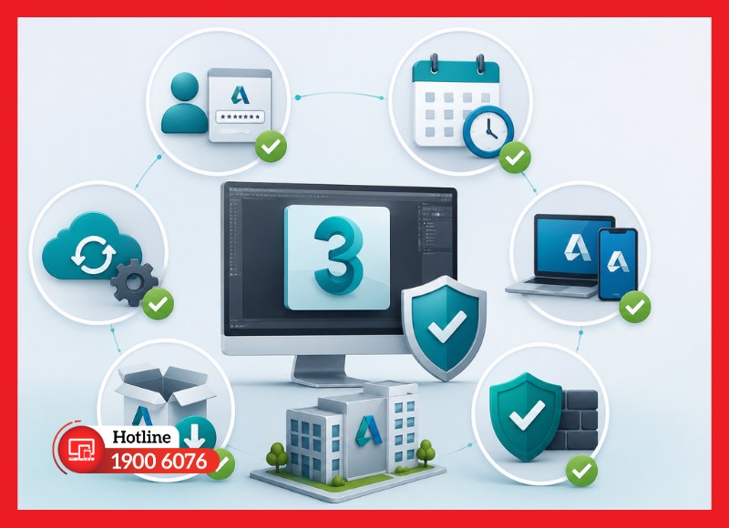 Lưu ý cần nắm để hạn chế lỗi You no longer have access to 3Ds Max