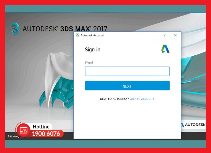 Đăng nhập tài khoản Autodesk chứa license hợp lệ