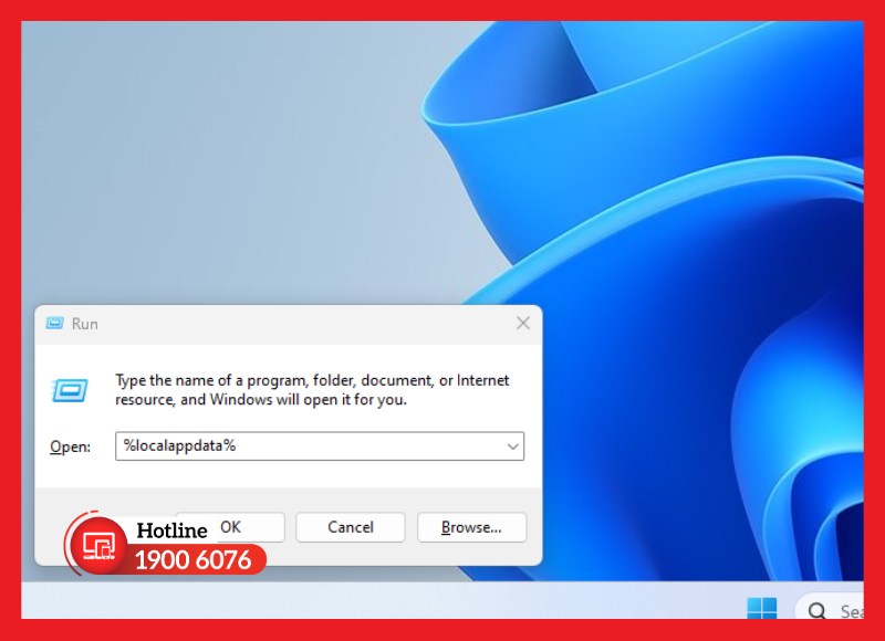 Truy cập thư mục Local AppData trong Windows