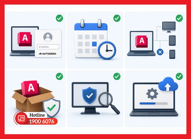 Những lưu ý giúp hạn chế lỗi You no longer have access to AutoCAD