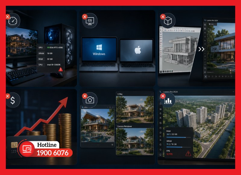 Nhược điểm Lumion