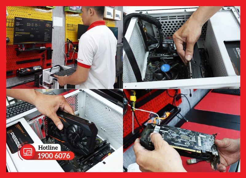 PC không lên hình do card đồ họa hỏng