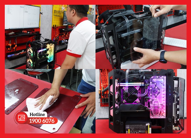 PC ITX tản nhiệt nước custom không lên hình