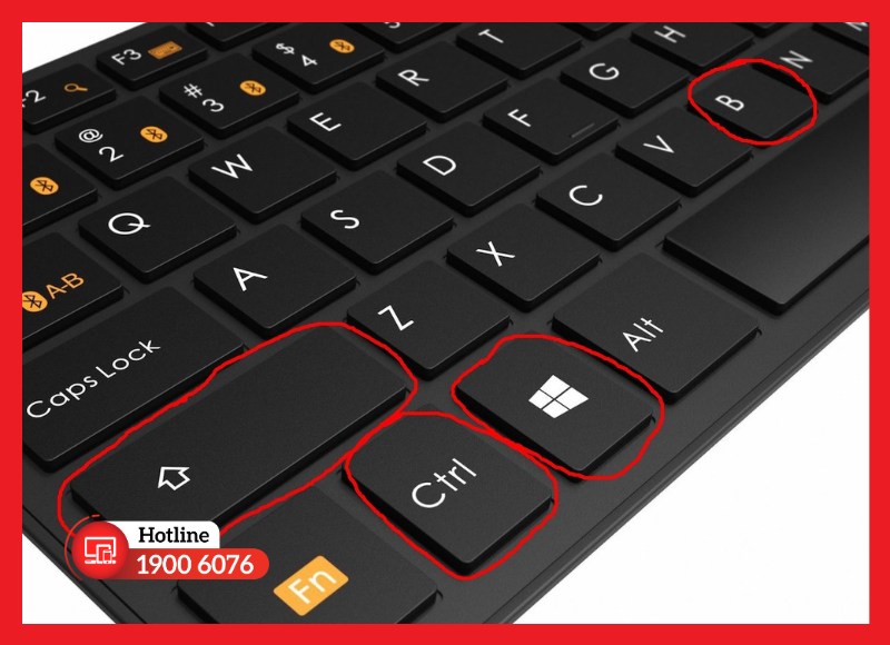 Dùng tổ hợp phím khởi động lại Driver đồ họa