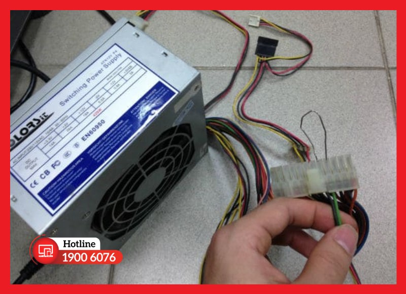 Hỏng bộ nguồn (PSU) hoặc pin laptop