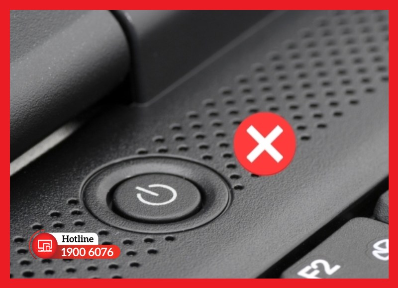 Lỗi nút nguồn hoặc cáp nguồn