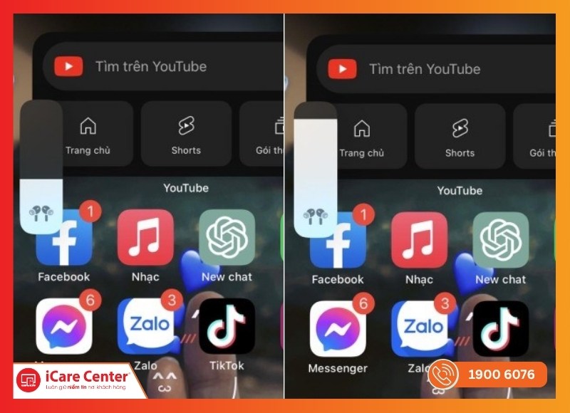 Điều chỉnh mức âm lượng micro