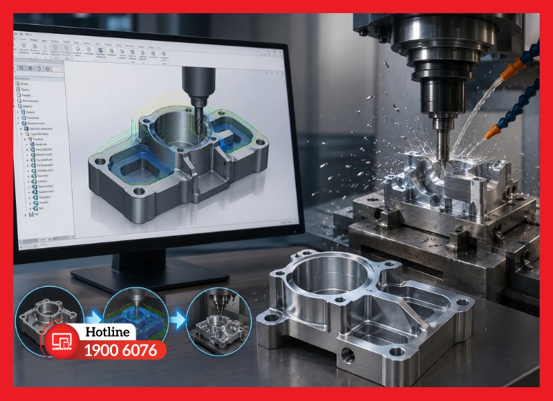 Tích hợp gia công CNC với SOLIDWORKS CAM