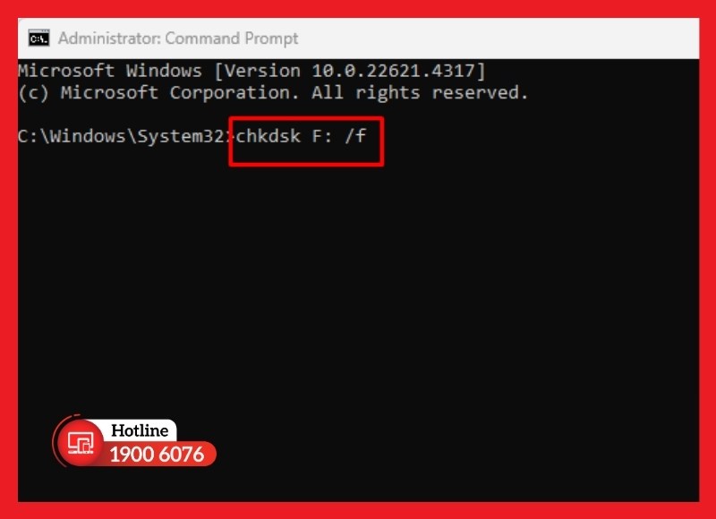 Sử dụng lệnh CHKDSK trên máy tính 2