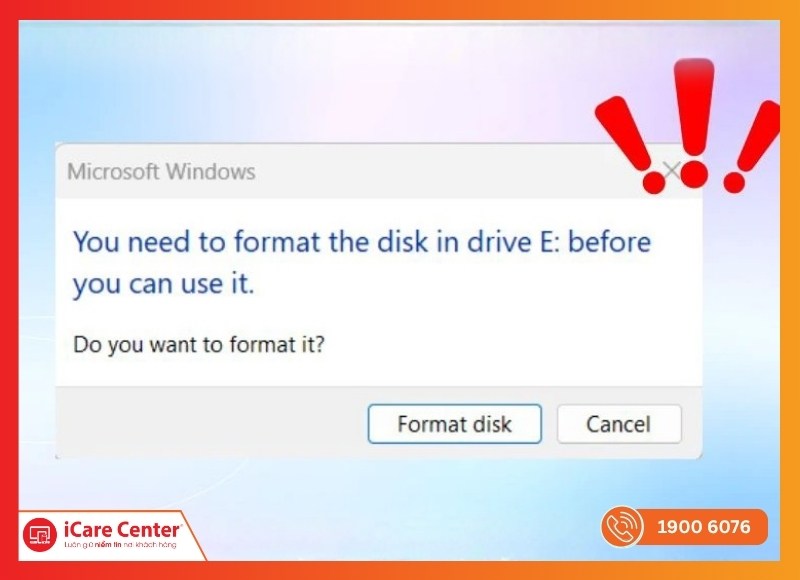 Nguyên nhân thẻ nhớ bị lỗi yêu cầu format