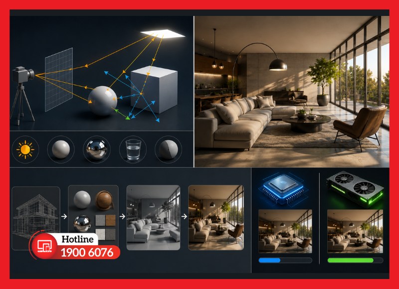 Cách thức hoạt động của V-Ray